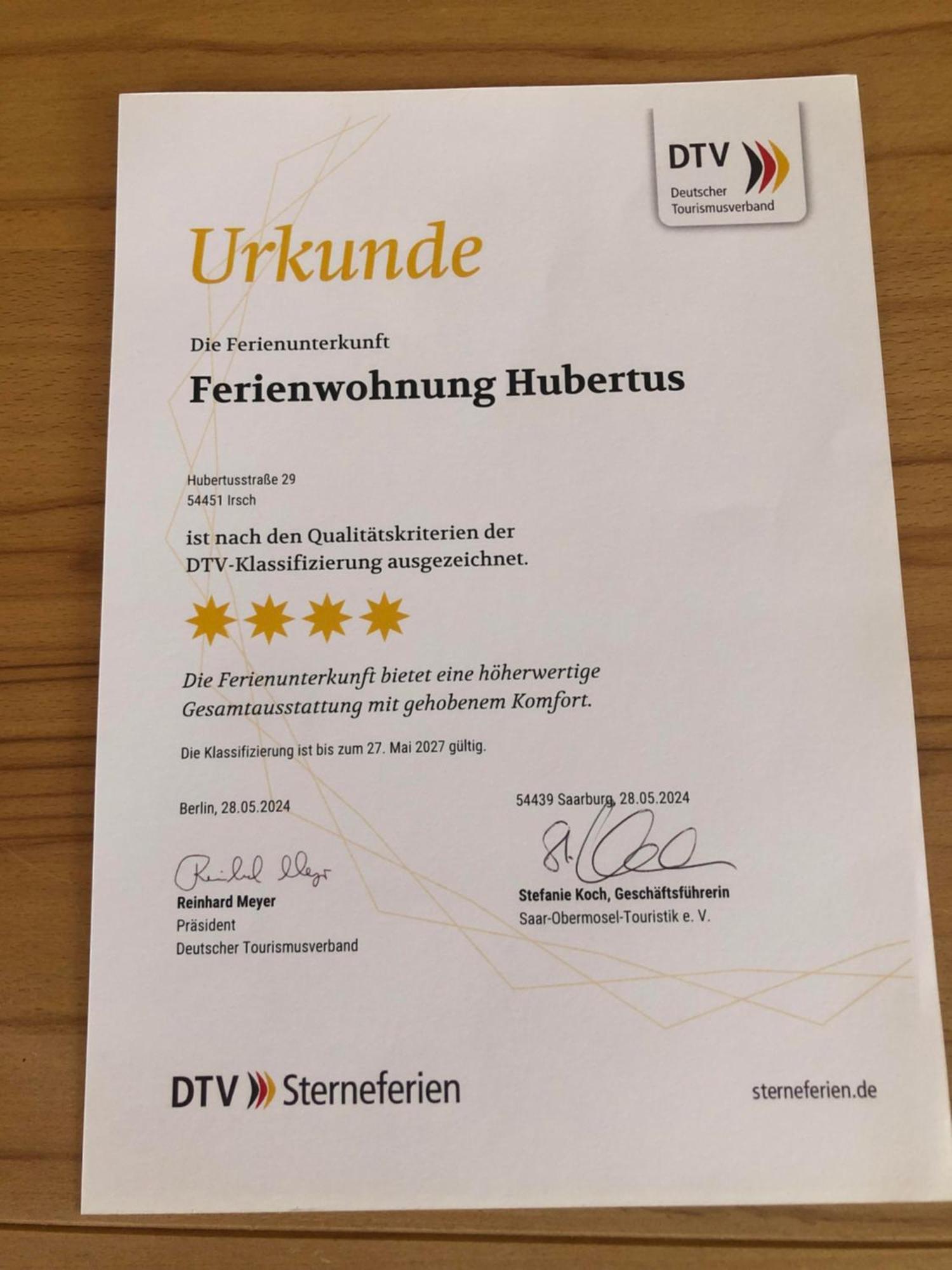 Ferienwohnung Hubertus Irsch Esterno foto